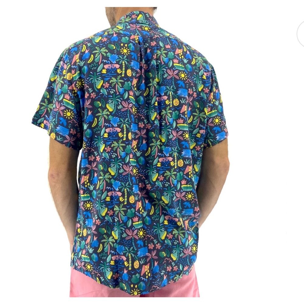 Men’s Casual Fun Button Down Shirt - Picture 2 of 5